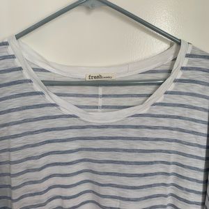 fresh laundry striped tee shirt
